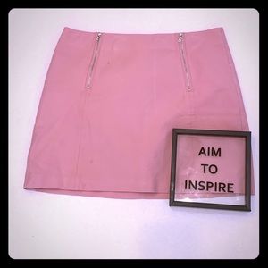 Loft soft pink  pencil skirt size 14